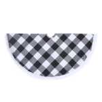 크리스마스 트리 장식 트리 스커트 크리스마스 앞치마 크리스마스 장식 용품 깅엄 가정 장식 크리스마스 트리 클러스터의 그림