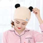 달 모자 아기 모자 아기 턱받이 3 피스의 그림