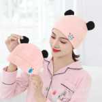 달 모자 아기 모자 아기 턱받이 3 피스의 그림