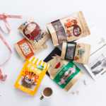 견과류 크래프트 종이 봉지 말린 과일 포장 백 레저 식품 지퍼 백 크래프트 자체 밀봉 스탠드 업 파우치 스낵 백의 그림