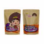 견과류 크래프트 종이 봉지 말린 과일 포장 백 레저 식품 지퍼 백 크래프트 자체 밀봉 스탠드 업 파우치 스낵 백의 그림