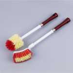 화장실 플라스틱 청소 브러시의 그림