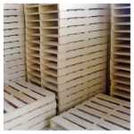 나무 팔레트 골판지화물 운송 지게차 보드 물류 회전율 팔레트 운송 나무 팔레트의 그림