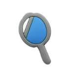 꽃 버클 PVC 신발의 그림