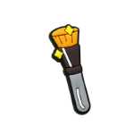 꽃 버클 PVC 신발의 그림