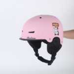 겨울 야외 스포츠 스키 모자 성인 얼음 스키 스포츠 따뜻한 귀 보호 스노우 헬멧 머리 보호 스키 모자의 그림