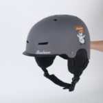 겨울 야외 스포츠 스키 모자 성인 얼음 스키 스포츠 따뜻한 귀 보호 스노우 헬멧 머리 보호 스키 모자의 그림