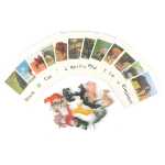 몬테소리 동물 카드 모형 장난감 학습 유아 학습 장난감 몬테소리 동물 경기의 그림