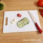 제조업체 도매 판매 국경 간 제품 건강하고 위생적인 곰팡이가 생기기 쉽지 않은 흰색 대리석 플라스틱 도마의 그림