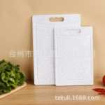 제조업체 도매 판매 국경 간 제품 건강하고 위생적인 곰팡이가 생기기 쉽지 않은 흰색 대리석 플라스틱 도마의 그림