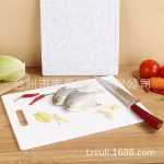 제조업체 도매 판매 국경 간 제품 건강하고 위생적인 곰팡이가 생기기 쉽지 않은 흰색 대리석 플라스틱 도마의 그림