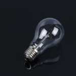 150W 백열 전구의 그림