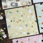 주방 욕실 벽 바닥 타일의 그림