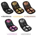 크로스 보더 야외 스테인레스 스틸 칼 나이프, 포크, 스푼 및 접시 서양 휴대용 식기 조리기구 캠핑 여행 식기 세트의 그림