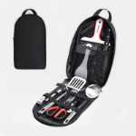 크로스보더 아웃도어 조리기구 세트 핸드백 피크닉 가방 휴대용 수저 보관 가방 캠핑 조리기구 9 개 재고 있음의 그림