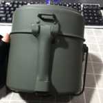 새로운 스타일의 단일 군인 식기 야외 알루미늄 합금 조리기구 필드 휴대용 도시락의 그림