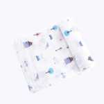 아기 거즈 목욕 타월의 그림