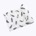 아기 거즈 목욕 타월의 그림