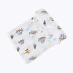 아기 거즈 목욕 타월의 그림