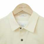 남성용 긴팔 셔츠 봄과 가을 옷깃 단색 캐주얼 코튼 남성 셔츠 청소년 코튼 캐주얼 남성 셔츠의 그림