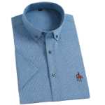 새로운 긴팔 셔츠 남성 캐주얼 비즈니스 비철 대나무 섬유 남성 셔츠 캐주얼 스트레치 남성 작업 셔츠의 그림