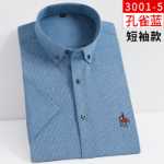 새로운 긴팔 셔츠 남성 캐주얼 비즈니스 비철 대나무 섬유 남성 셔츠 캐주얼 스트레치 남성 작업 셔츠의 그림