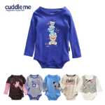 안아주세요 아기 아기 범 랩 삼각 하버 슈트 아기 옷 긴 소매 아기 옷의 그림