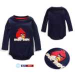 안아주세요 아기 아기 범 랩 삼각 하버 슈트 아기 옷 긴 소매 아기 옷의 그림