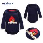 안아주세요 아기 아기 범 랩 삼각 하버 슈트 아기 옷 긴 소매 아기 옷의 그림