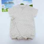 일본 새 아기 원피스 봄과 여름 반팔 아기 옷 신생아 아기 랩 반팔 아기 옷의 그림