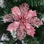 속이 빈 크리스마스 꽃 멀티 컬러 사용 가능사무용 가구 액세서리행잉크리스마스 장식크리스마스 트리 액세서리의 그림