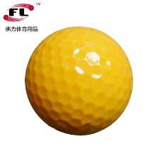 더블 골프공노란색 골프 연습공1년 동안 터지지 않고 포장골프 연습장 제품의 그림
