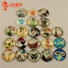 A5058 시간 보석 유리 슬라이스 크리스탈 보석 DIY 시간 보석 재료 반제품의 그림을 스틱 -.의 그림