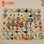 A5058 시간 보석 유리 슬라이스 크리스탈 보석 DIY 시간 보석 재료 반제품의 그림을 스틱 -.의 그림