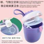 어머니와 아기 제품 휴대용 어린이 아기 분유 상자 휴대용 밀폐 상자 아기 분유 상자의 그림