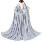 새로운 스웨트 천 히잡 흑백 여성용 히잡 아라비아 여성용 스웨트 천 머리 덮개 MSL109의 그림