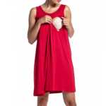 아마존 핫 산부인과 병원 출산 잠옷 단색 모유 수유 드레스의 그림