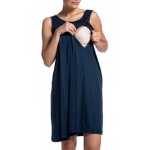 아마존 핫 산부인과 병원 출산 잠옷 단색 모유 수유 드레스의 그림