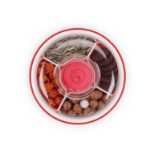 뚜껑이있는 전기 자동 식품 실제 과일 상자 밀봉 된 신선한 방진 사탕 상자 새 둥지 건조 식품 보관 (대형)의 그림