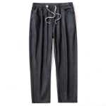 봄과 가을 청바지 남성용 스트레이트 청바지 남성용 청바지 남성용 바지 학생용 청바지 나인 팬츠의 그림