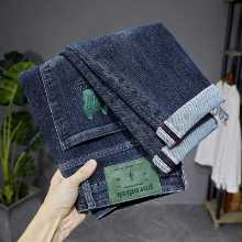 남성 청바지 가을 스트레이트 스트레치 청바지 남성 모델 남성 청바지 느슨한 청바지 남성 도매의 그림