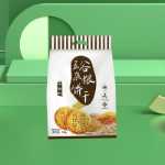 레저 식품 비닐 포장 봉투 가공 맞춤형 8면 씰 굵은 곡물 비스킷 식품 복합 포장 봉투의 그림