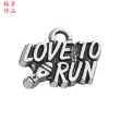 I LOVE TO RUN 러닝 알파벳 주얼리 액세서리의 그림