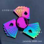 눈부신 컬러 자이로 어린이 손가락 끝 자이로 도매 금속 성인 장난감 회전 어린이 선물 사무실 포장 마차 상품 소스의 그림