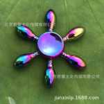 눈부신 컬러 자이로 어린이 손가락 끝 자이로 도매 금속 성인 장난감 회전 어린이 선물 사무실 포장 마차 상품 소스의 그림