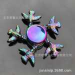 눈부신 컬러 자이로 어린이 손가락 끝 자이로 도매 금속 성인 장난감 회전 어린이 선물 사무실 포장 마차 상품 소스의 그림