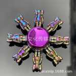 눈부신 컬러 자이로 어린이 손가락 끝 자이로 도매 금속 성인 장난감 회전 어린이 선물 사무실 포장 마차 상품 소스의 그림