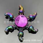 눈부신 컬러 자이로 어린이 손가락 끝 자이로 도매 금속 성인 장난감 회전 어린이 선물 사무실 포장 마차 상품 소스의 그림