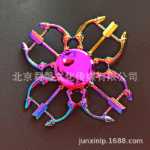 눈부신 컬러 자이로 어린이 손가락 끝 자이로 도매 금속 성인 장난감 회전 어린이 선물 사무실 포장 마차 상품 소스의 그림