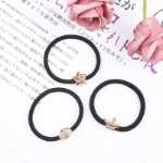 만화 금 구슬 수제 헤어 서클 헤어 액세서리 헤어 로프 헤어 타이 가죽 밴드 기하학적 작은 선물 머리 액세서리 도매의 한국어 버전의 그림